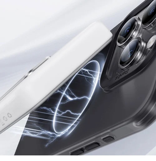Элегантность и защита в одном аксессуаре: Benks MagClap Lucid Armor Grey для iPhone 16 Pro